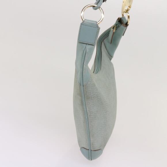 GUCCI GG Canvas Shoulder Bag Light Blue 001 001 - Picture 6 of 13